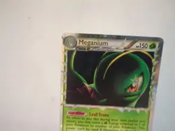 Pokemon TCG Meganium 109/123 ULTRA RARE Heart Gold & Soul Silver 2010 Holo - Image 2