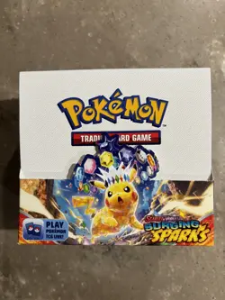 Pokemon TCG: Surging Sparks Empty Booster Box - No Packs - Image 1