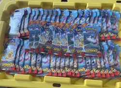 Surging Sparks Sleeved Booster Packs Lot Of 50 Pokemon TCG (SEALED UNOPENED) - Image 1