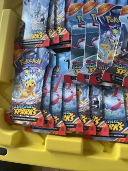 Surging Sparks Sleeved Booster Packs Lot Of 50 Pokemon TCG (SEALED UNOPENED) - Image 5