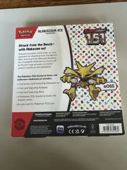 Pokemon 151 Scarlet & Violet Allan EX Collection Box SEALED - Image 2