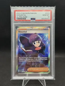 PSA 10 Shauntal Pokemon Paradox Rift 243/182 Full Art Ultra Rare NM - Image 1