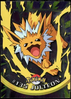 2000 Topps Pokemon TV Animation Edition Series 3 Holo Foil #135 Jolteon - Image 1