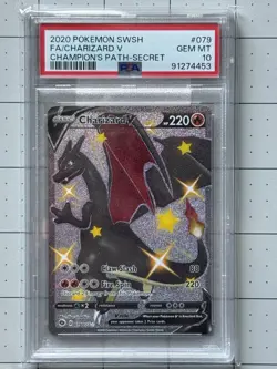 Charizard V 079/073 Champions Path Secret Holo - Pokemon - PSA 10 - Image 1