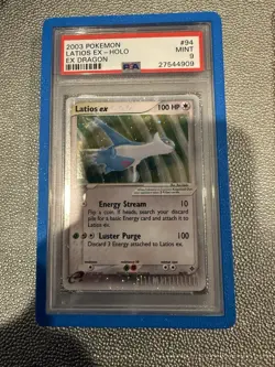 Pokemon Latios ex EX Dragon Holo Ultra Rare #94 PSA 9 Mint - Image 1