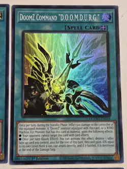 DoomZ XII Zero - Drastea DOOD-EN008 Secret Rare Yugioh Doom of Dimensions Set x4 - Image 5