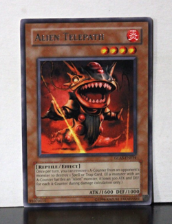 YUGIOH-ALIEN TELEPATH-UNLIMITED RARE-GLAS-EN034 - Image 1