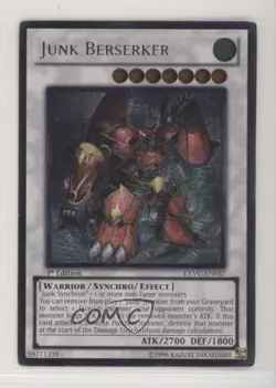 Junk Berserker (Ultimate Rare) 1st Ed. YuGiOh Extreme Victory #EXVC-EN037 - Image 1