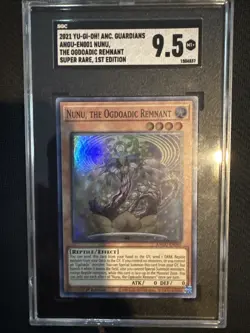 Yugioh Nunu, the Ogdoadic Remnant ANGU-EN001 Super Rare 1st Edition - Image 1