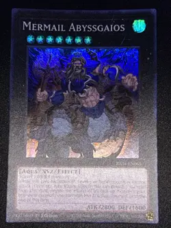 Yugioh! Mermail Abyssgaios - RA04-EN065 - Super Rare - 1st Edition Near Mint, En - Image 1