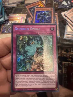Yugioh 1x Dominus Spiral DOOD-EN079 1st Edition Secret Rare Near Mint - Image 1