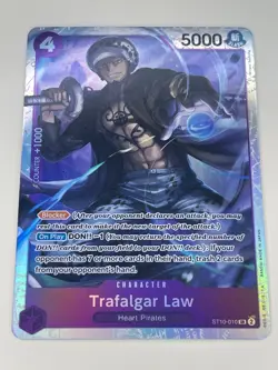 Trafalger D. Law ST10-010 SR PRB-01 One Piece Card Game The Best - Image 1