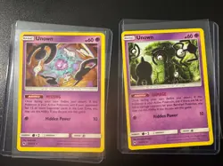 Unown 90/214 92/214 Pokemon Cards TCG 2018 Lost Thunder - Image 1