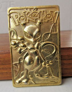 Gold Plated Bar Pokemon Cards from McDonald's. 1999 Newtwo L1 - Image 1