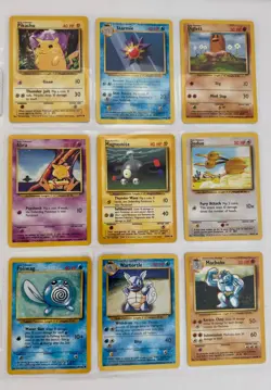 Pokemon 1999 Base Set 27 Cards,Trainer, Fossil No Duplicates - Image 2