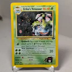 Pokemon TCG Erika's Venusaur Gym Challenge Holo Card 4/132 MP-HP - Image 1