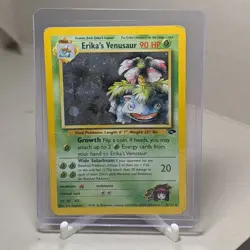 Pokemon TCG Erika's Venusaur Gym Challenge Holo Card 4/132 MP-HP - Image 2