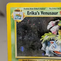 Pokemon TCG Erika's Venusaur Gym Challenge Holo Card 4/132 MP-HP - Image 3