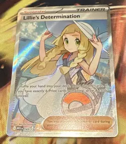 Pokemon TCG Mega Evolution Lillie’s Determination Full Art Trainer Card 169/132 - Image 1