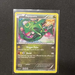 Pokemon RAYQUAZA Card 93/113 Holo Rare Legendary Treasures Unlimited English - Image 1