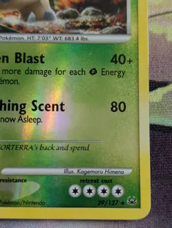 Pokemon Card Torterra Platinum Reverse Holo Rare Rare 39/127 Excellent LP+ - Image 5