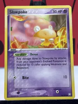 Slowpoke 76/109 Team Rocket Returns Regular Pokemon Card MP - Image 3