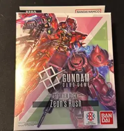 Gundam Card Game Starter Deck 03: Zeon’s Rush ST03 NO PROMO PACK, DECK ONLY - Image 1