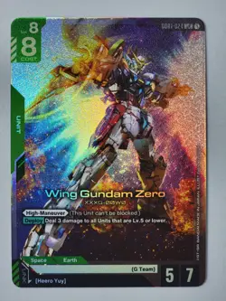 Wing Gundam Zero Foil - GD01-024 NM - Gundam TCG Card Game NM - Image 1