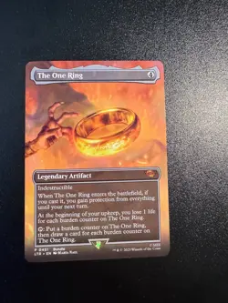 The one ring borderless NM Magic The Gathering MTG Card - Image 1