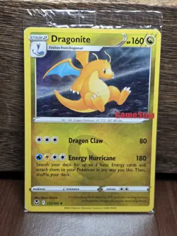 Pokemon Dragonite 131/195 Gamestop Exclusive Stamped Promo Sealed Pokemon Card - Image 1
