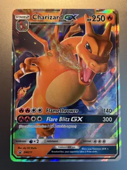Pokemon - Charizard GX - SM211 - SM Hidden Fates - Black Star Promo Card - Image 1