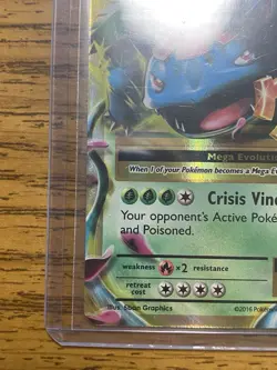 Pokemon TCG Mega Venusaur EX Card Crisis Vine 230 HP 2/108 - Image 4