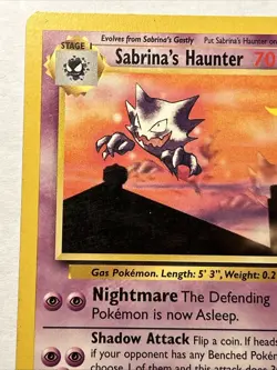 Sabrina's Haunter Gym Challenge 55/132 Pokemon TCG Vintage Card WOTC MP - Image 3