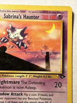 Sabrina's Haunter Gym Challenge 55/132 Pokemon TCG Vintage Card WOTC MP - Image 4