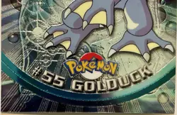 GOLDUCK #55, Series 1 - 2000, Topps TV Animation Edition Chrome Pokemon Card - Image 3