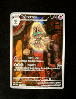 Pokemon Card TCG - Beheeyem 121/086 Black Bolt English - Illustration Rare - NM⭐ - Image 1