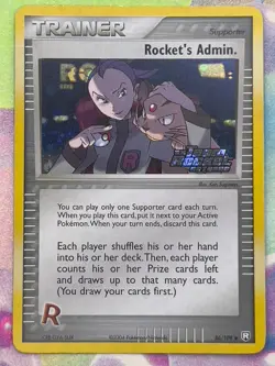 Rocket's Admin. - 86/109 - Uncommon EX Team Rocket Returns - Pokemon Card - NM - Image 1