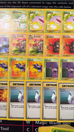 Collection Bulk Lot of 47 Pokemon Cards Base Set Fossil Jungle SPANISH LP-NM - Image 2
