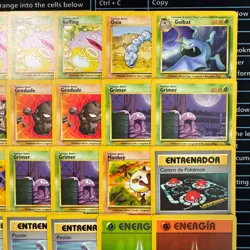 Collection Bulk Lot of 47 Pokemon Cards Base Set Fossil Jungle SPANISH LP-NM - Image 4