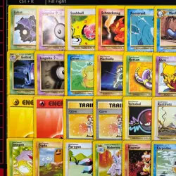 Collection Bulk Lot of 35 Pokemon Cards Base Set Rocket Neo Dis Rev GERMAN MP-NM - Image 3