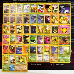 Collection Bulk Lot of 48 Pokemon Cards Jungle Rocket Neo Genesis French LP-NM - Image 1