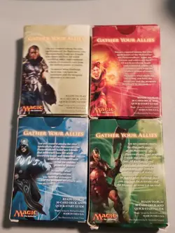 Magic the Gathering Gideon Chandra Jace Garruk 30 Card Lot of 4 Decks 220+ Cards - Image 2