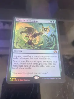 1x Flare of Cultivation, Foil, Magic the Gathering MTG NM - Image 1
