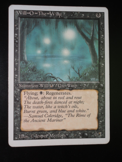 Will-O'-The-Wisp Revised Edition LP Lightly Played MTG Magic the Gathering - Image 1