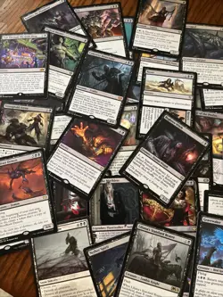 50 Black MTG Rares - Magic the Gathering mixed Lot - Image 1