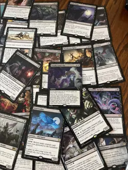 50 Black MTG Rares - Magic the Gathering mixed Lot - Image 2