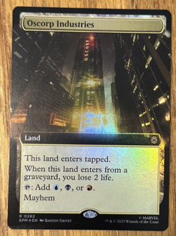 MTG Marvel Spider-Man, Oscorp Industries - Extended Art Foil - Image 1