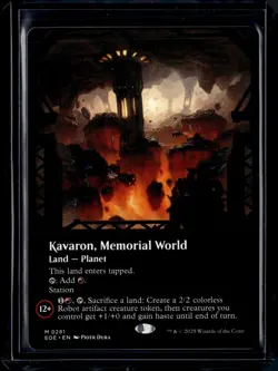 Kavaron, Memorial World - 281 - EOE - NM - MTG Magic the Gathering - Image 1