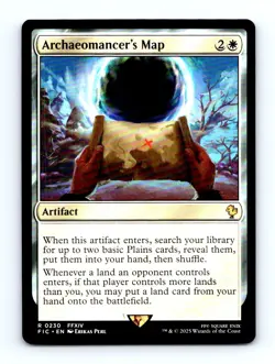 #230 2025 Final Fantasy Commander ^ Archaeomancer's Map Rare - Image 1