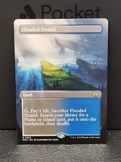 MTG Flooded Strand (Borderless) Modern Horizons 3 Regular English - Image 1
